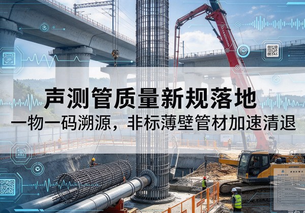 贵定声测管质量新规落地，一物一码溯源，非标薄壁管材加速清退