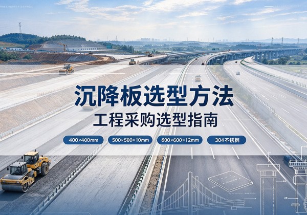 贵定沉降板选择方法